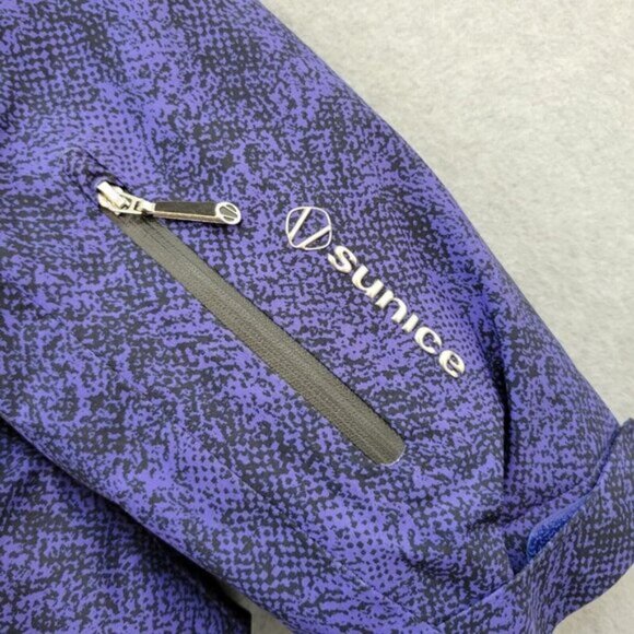 Sunice Jacket Womens 10 Purple Black Winter Parka Snowboard Ski Fox Fur … - Picture 7 of 13